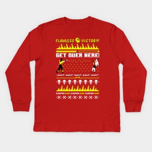 Get Over Here - Ugly Sweater Kids Long Sleeve T-Shirt